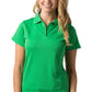 Be Seen-Be Seen Ladies Plain Polo Shirt With Herringbone Tape At Neck-Emerald / 8-Uniform Wholesalers - 5