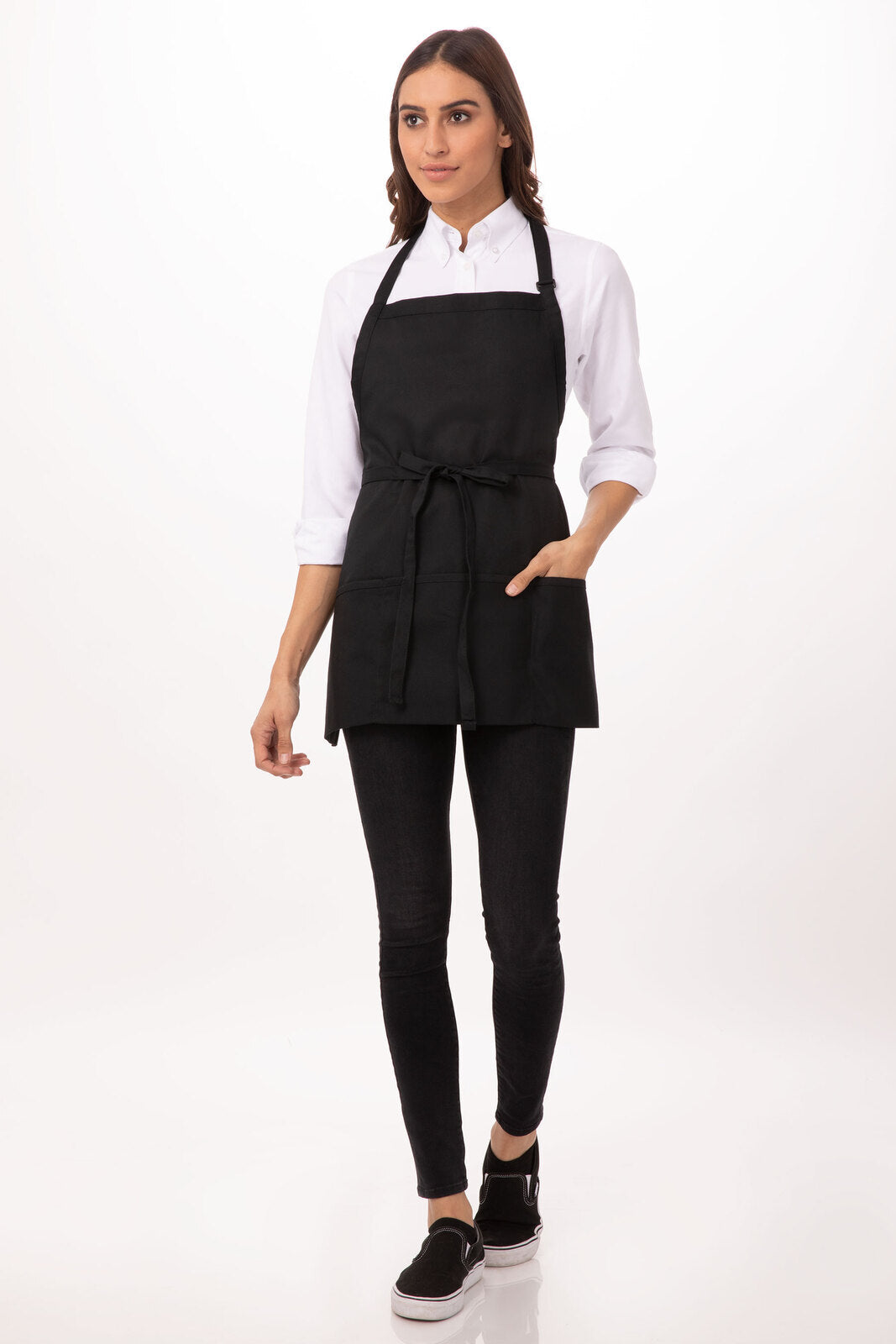 Chef Works Three Pocket Apron-(F10)