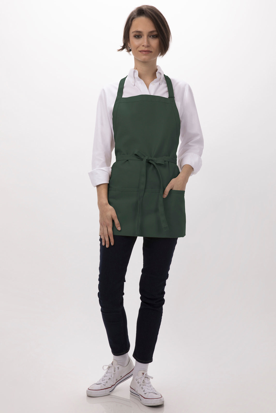 Chef Works Three Pocket Apron-(F10)