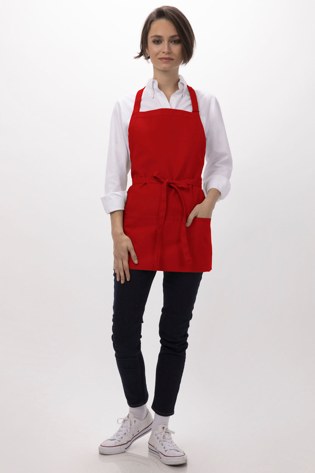Chef Works Three Pocket Apron-(F10)