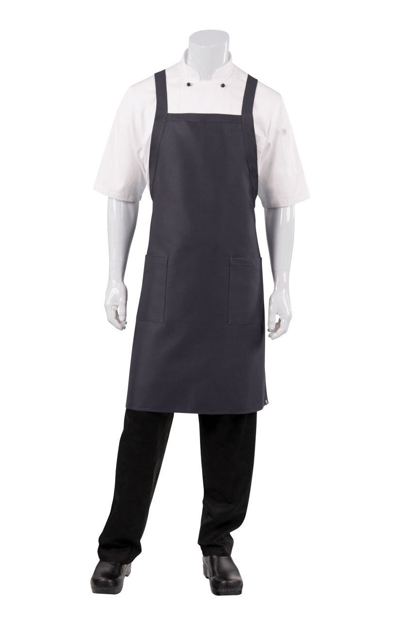 Chef Works Cross-back Bib Apron - (F35)