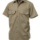 King Gee  Open Front Drill Shirt S/S  (K04030)