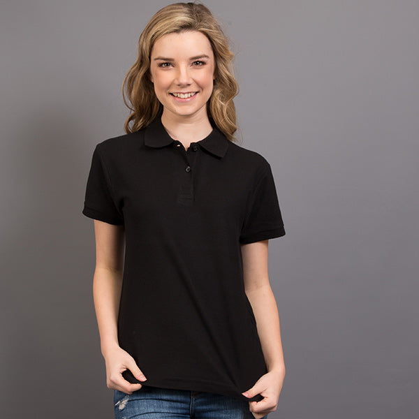 Sportage Ladies Raven Poly/Cotton Pique Knit Polo (4943)
