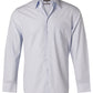Winning Spirit Men's Mini Check Long Sleeve Shirt-(M7360L)