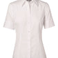 Winning Spirit Women's Self Stripe Short Sleeve Shirt (M8100S)