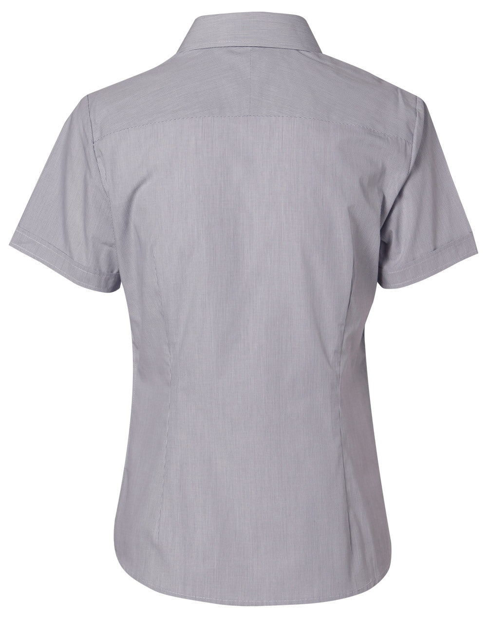 Winning Spirit Women's Fine Stripe Short Sleeve Shirt (M8211)