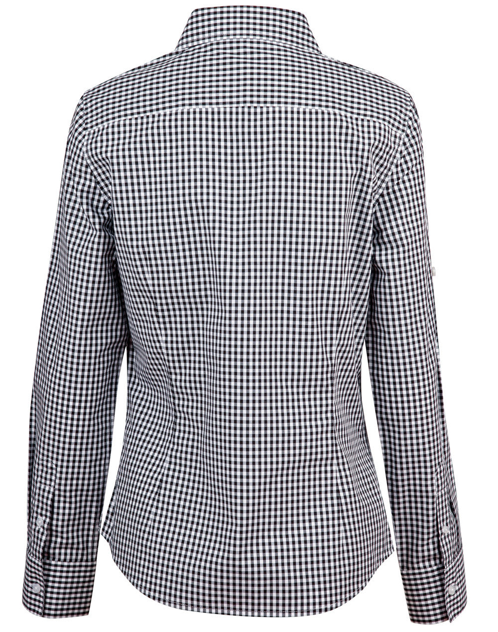 Winning Spirit Ladie's Gingham Check Long Sleeve Shirt (M8300L)