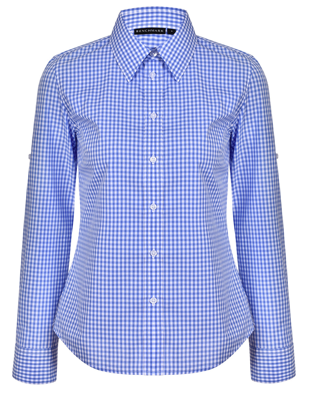 Winning Spirit Ladie's Gingham Check Long Sleeve Shirt (M8300L)