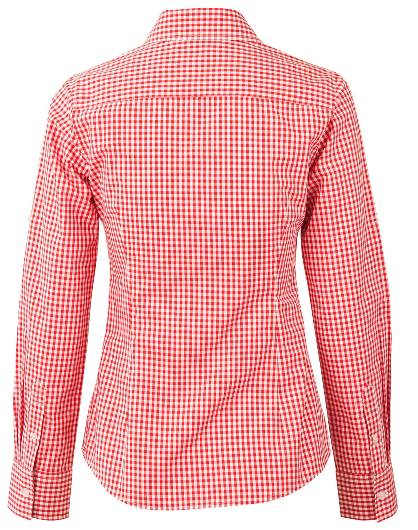 Winning Spirit Ladie's Gingham Check Long Sleeve Shirt (M8330L)