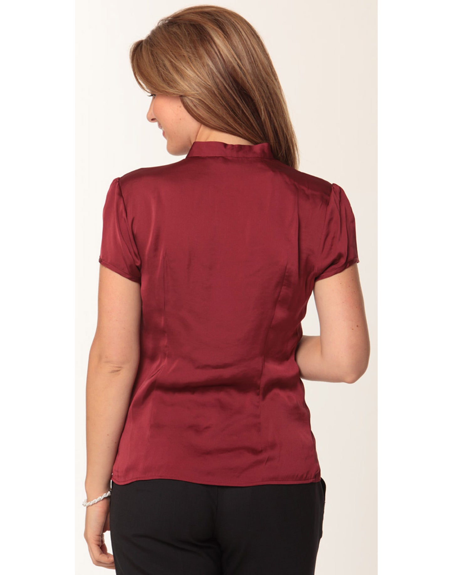Winning Spirit Women's Tie Neck Blouse (M8810)