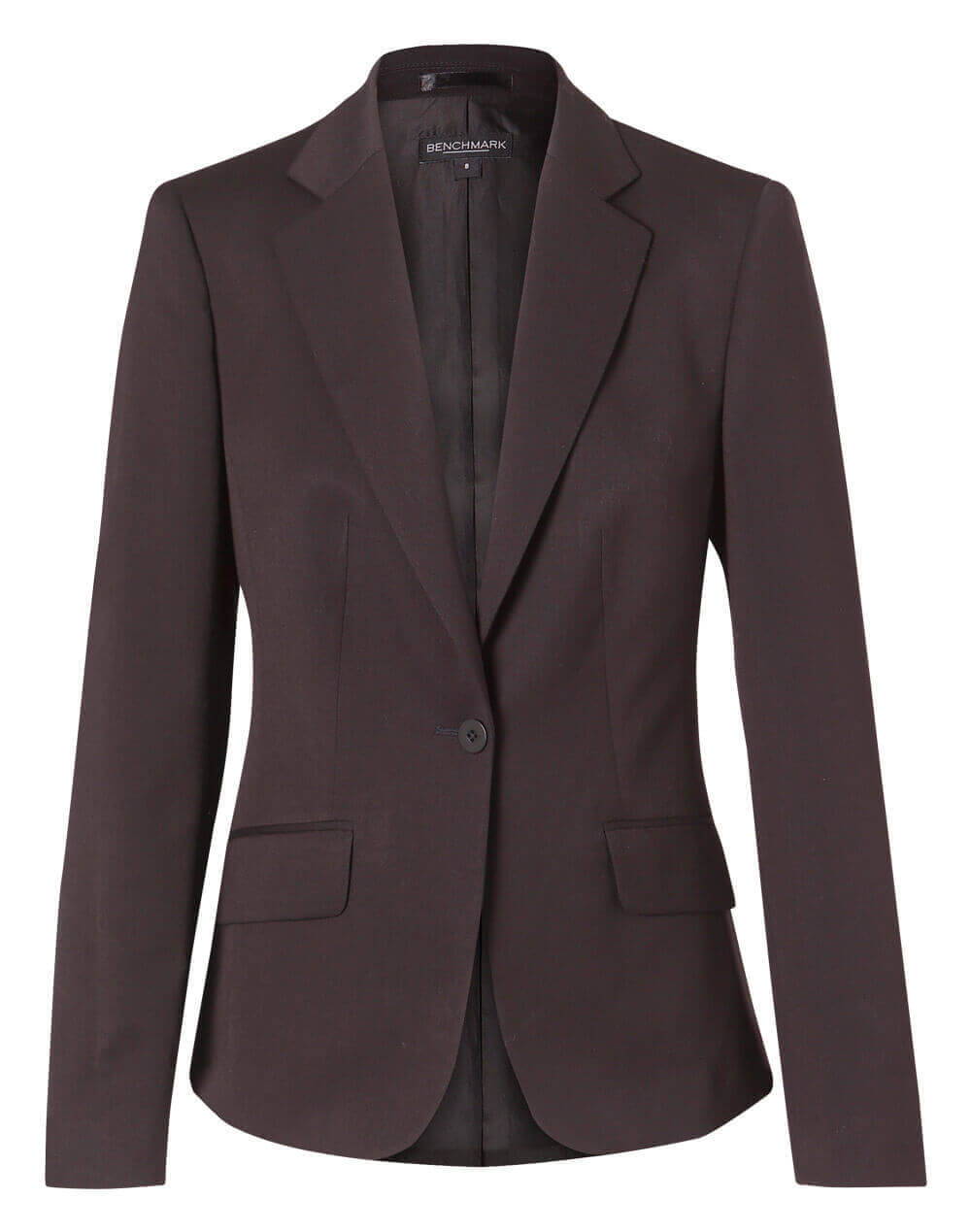 Winning Spirit Women's Poly/Viscose Stretch One Button Cropped Jacket (M9205)