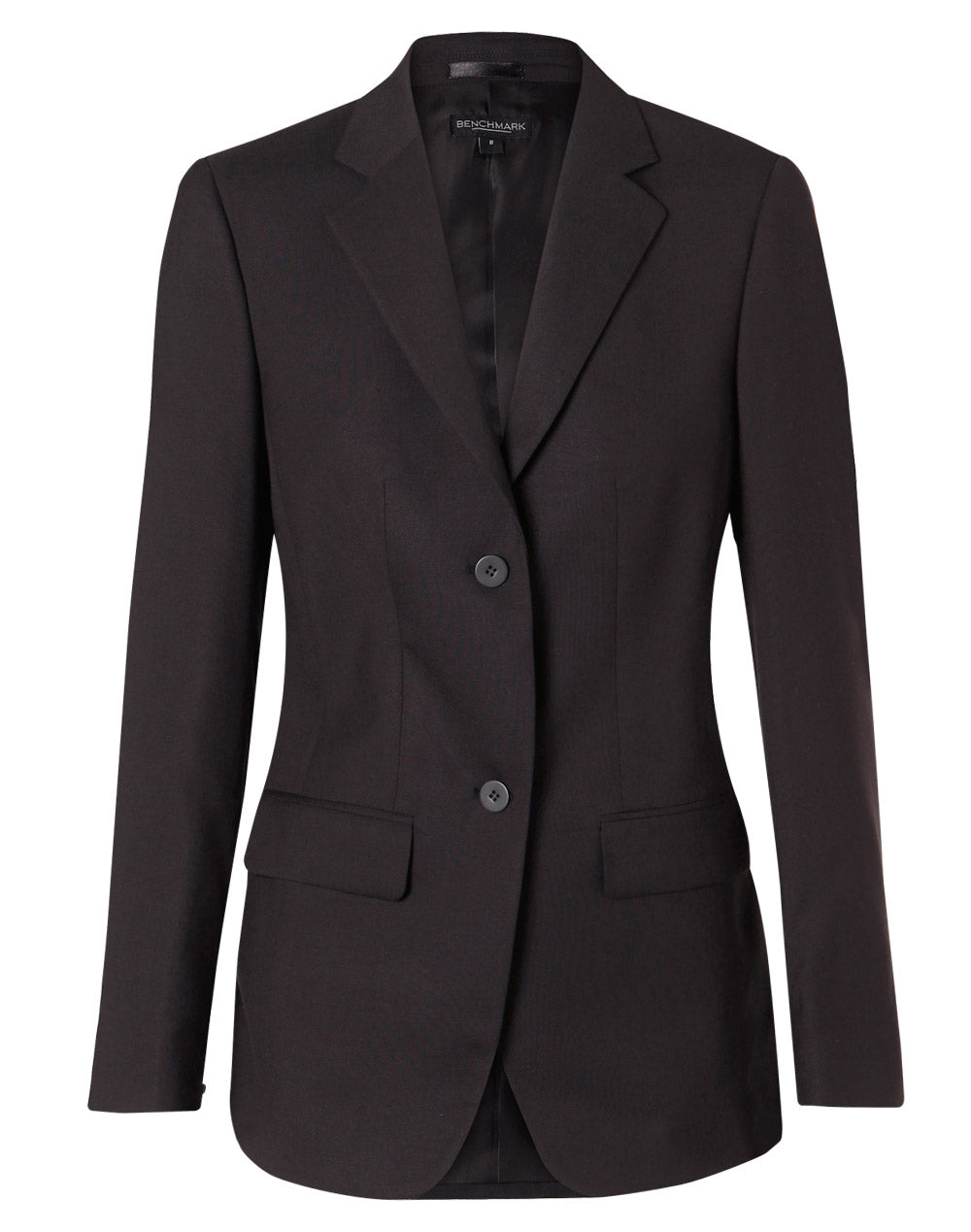 Winning Spirit Women's Poly/Viscose Stretch Two Buttons Mid Length Jacket (M9206)