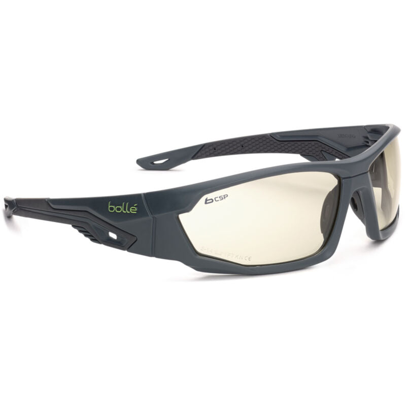 Bolle Safety Mercuro Grey / Black Temples Platinum As/Af Copper (Csp) Lens - (MERCSP)