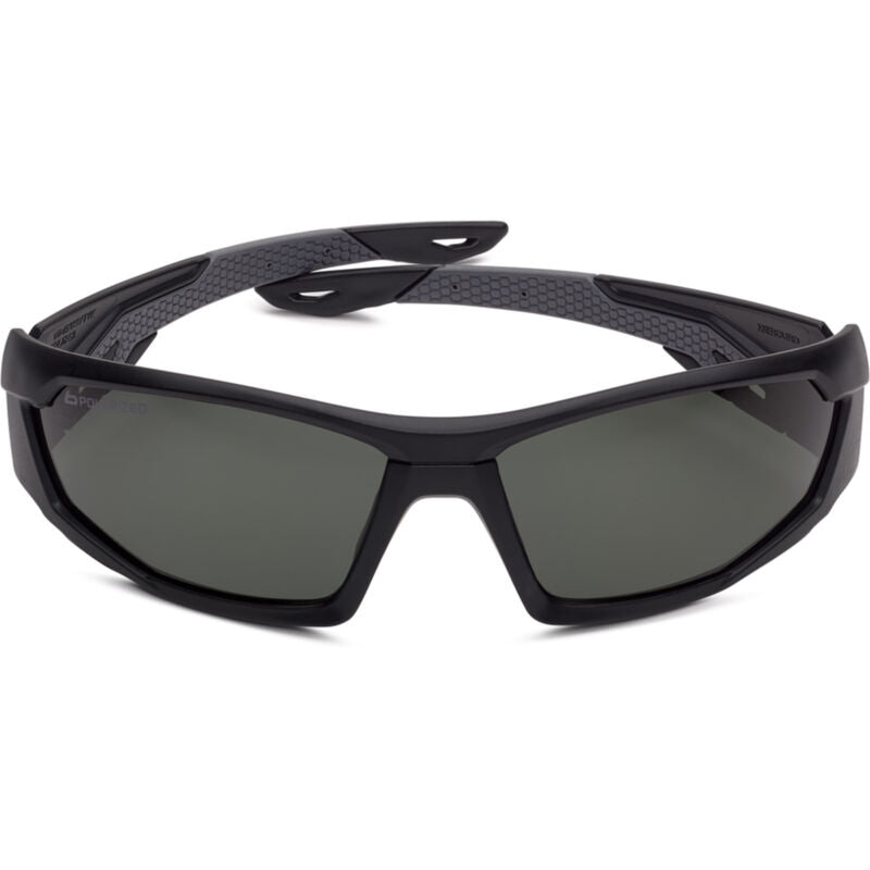Bolle Safety Mercuro Grey / Black Temples (Grey) Polarised Lens - Soft Drawstring Pouch - (MERPOL)