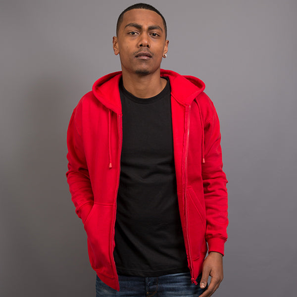 Sportage-Sportage Men Jarvis Full Zip Kangaroo Pocket Hoodie--Uniform Wholesalers