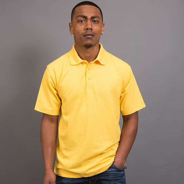 Sportage Men Raven Poly/Cotton Pique Knit Polo (9786)