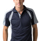 Be Seen-Be Seen Men's Polo Shirt With Contrast Sleeve 2nd( 8 Color )-Navy-Grey-White / XS-Uniform Wholesalers - 2