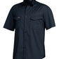 King Gee-King Gee Tradies Shirt S/S-Oiled Navy / S-Uniform Wholesalers - 5