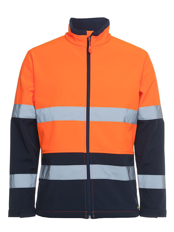 JBs Wear Hi Vis D+N Water Resistant Softshell Jacket (6DWJ)