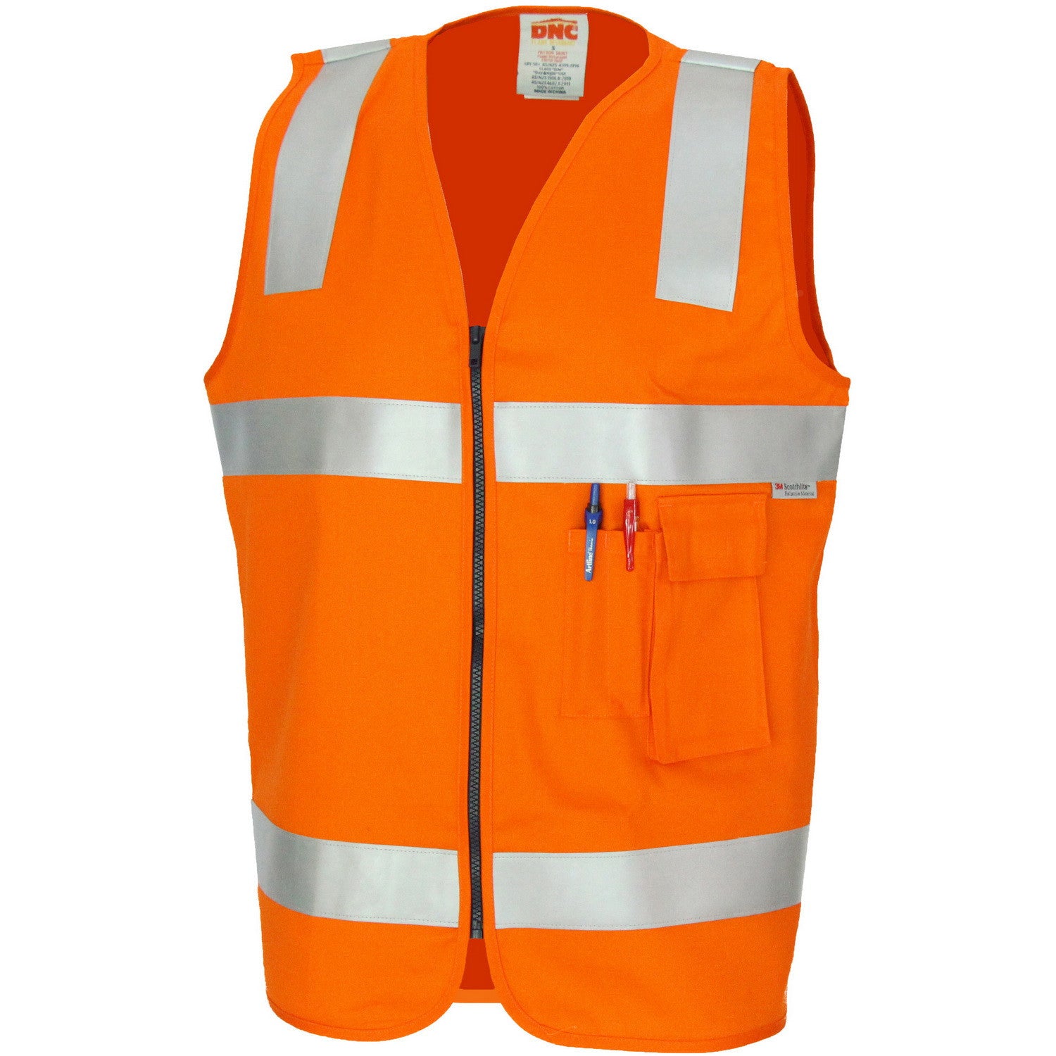 DNC Patron Saint Flame Retardant Safety Vest With 3M F R Tape