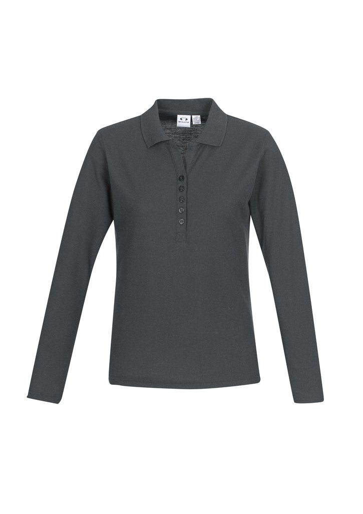 Biz Collection Womens Crew L/S Polo (P400LL)