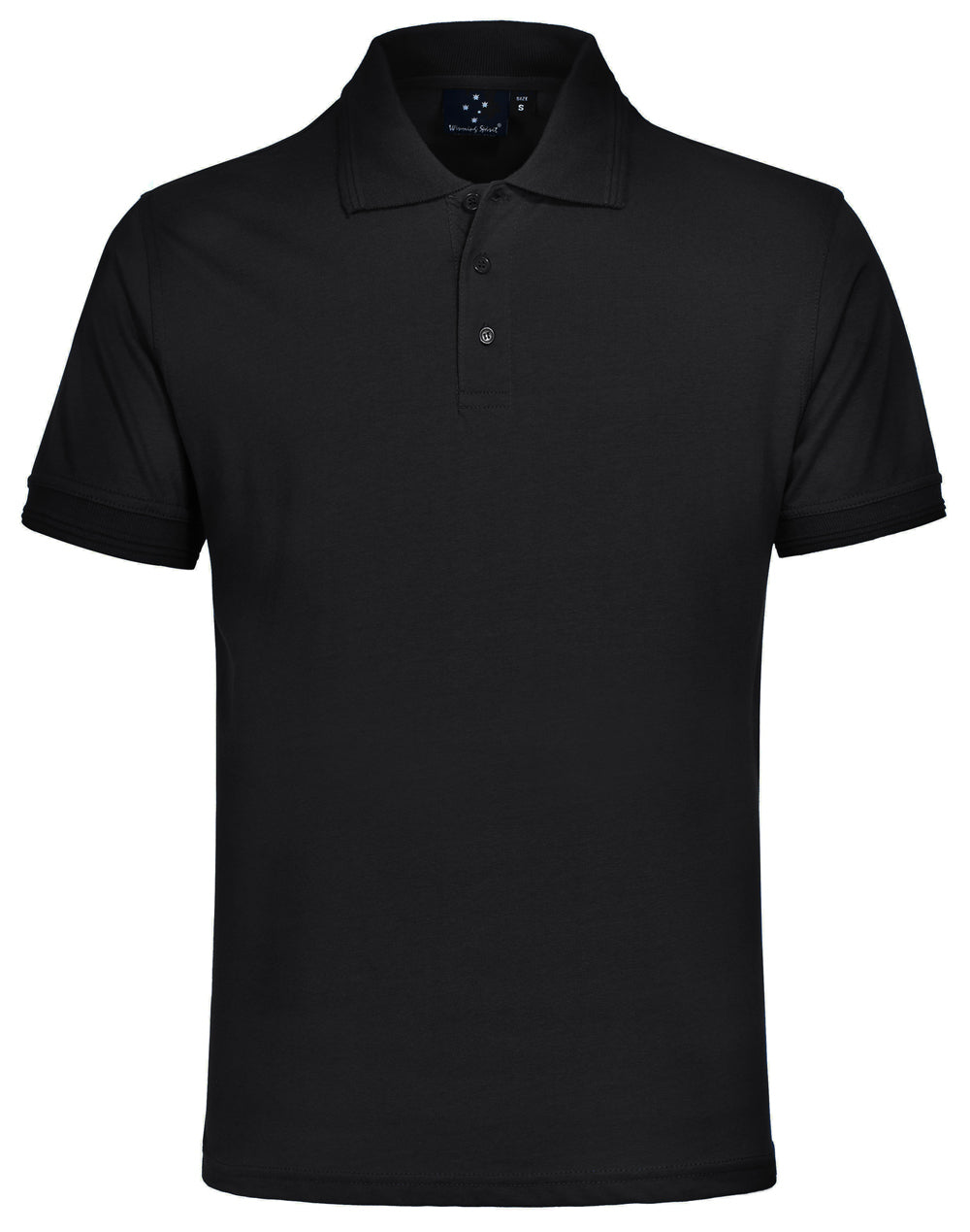 Winning Spirit Contrast Jersey Knit Short Sleeve Polo-(PS05)