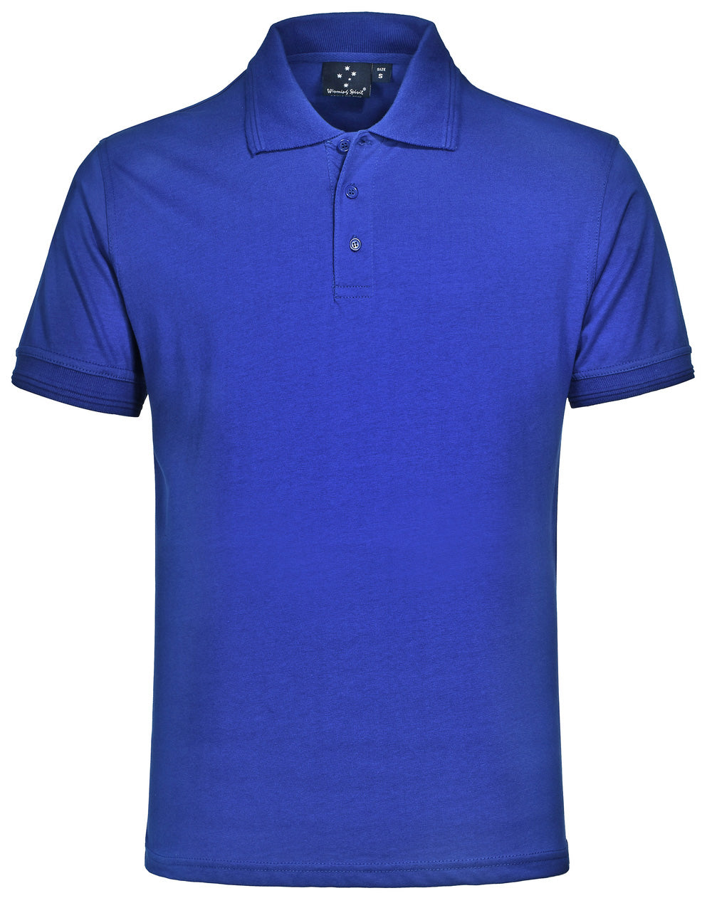 Winning Spirit Contrast Jersey Knit Short Sleeve Polo-(PS05)