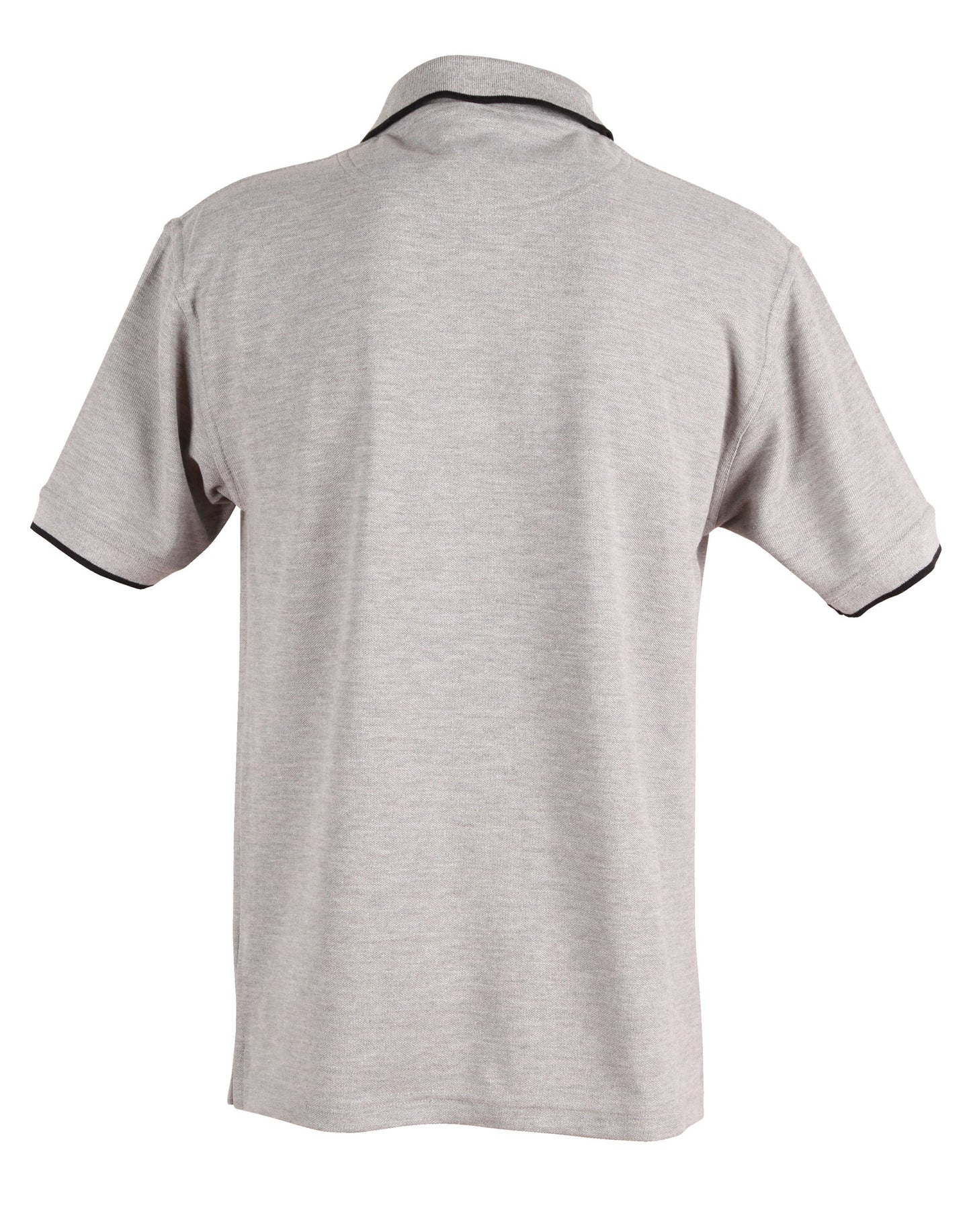 Winning Spirit Men's Contrast Pique Short Sleeve Polo 1st (11 Colour)-(PS08)