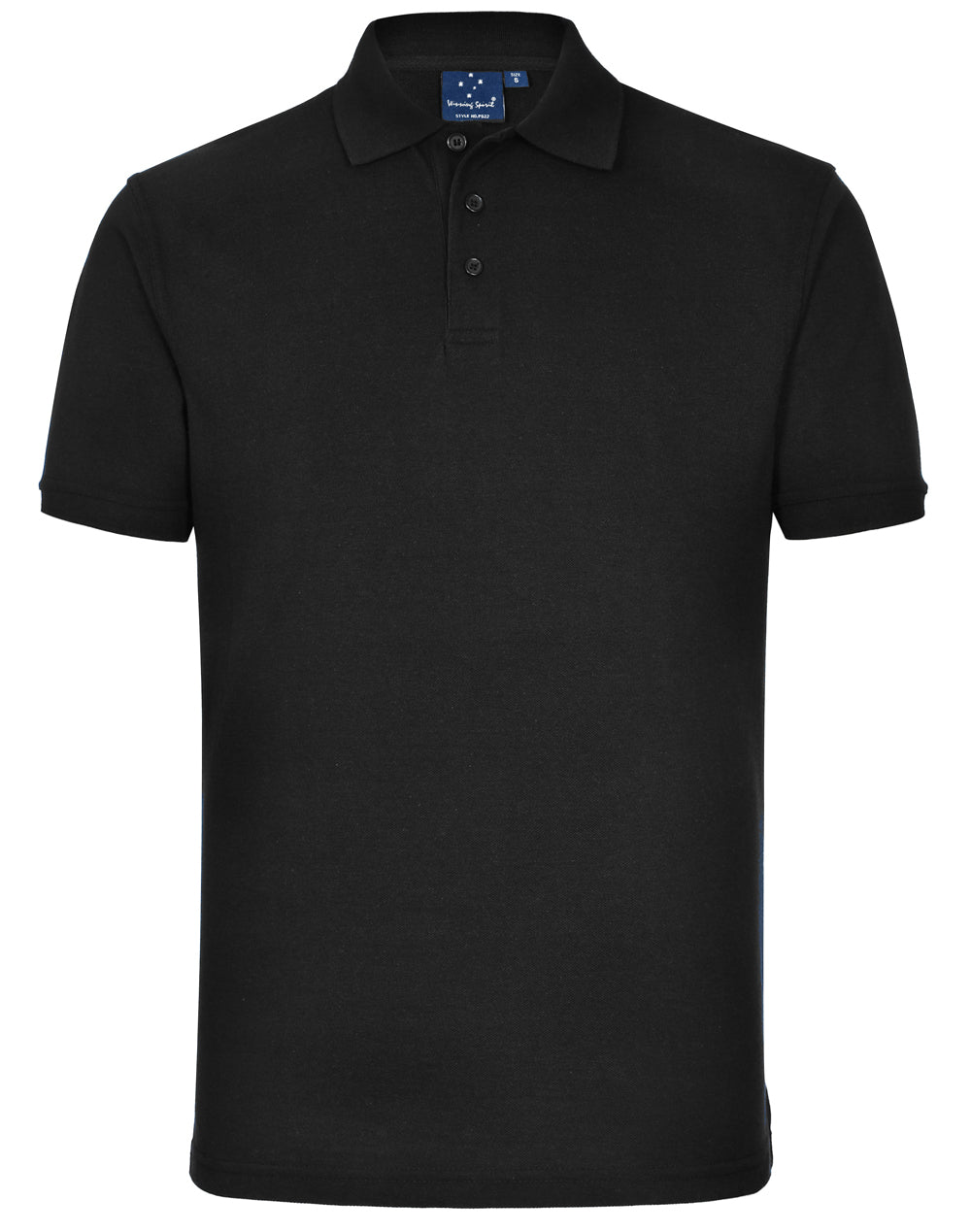 Winning Spirit Men's Tight Pique Knit Short Sleeve Polo-(PS22)