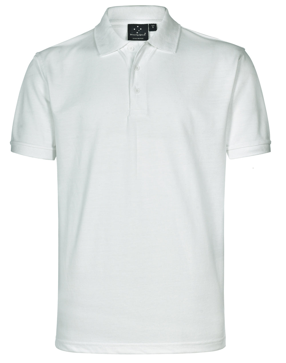Winning Spirit Men's Tight Pique Knit Short Sleeve Polo-(PS22)