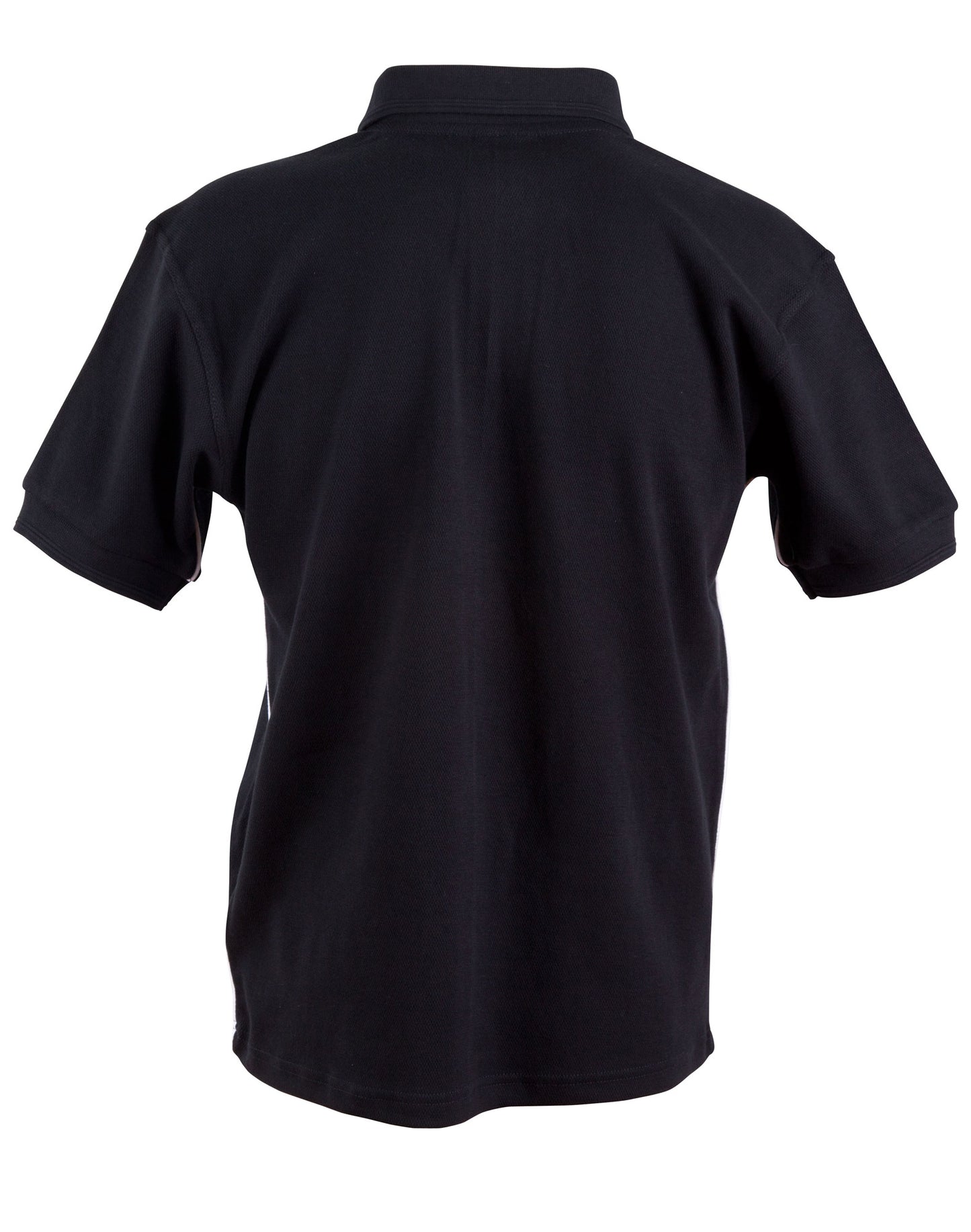Winning Spirit Men's Pure Cotton Contrast Piping Short Sleeve Polo-(PS25)