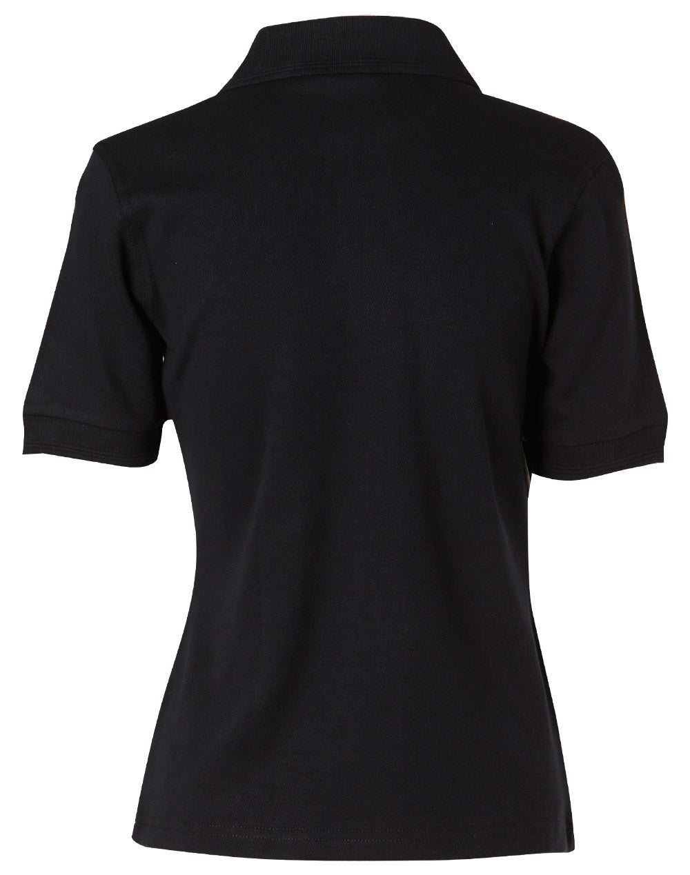 Winning Spirit Ladies' Pure Cotton Contrast Piping Short Sleeve Polo-(PS26)
