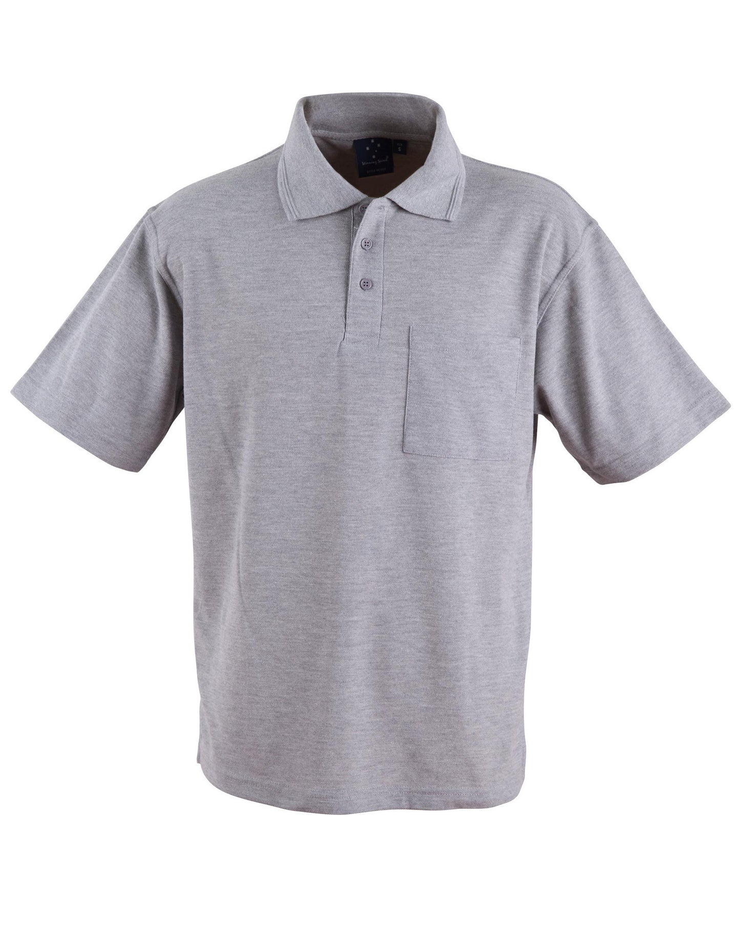 Winning Spirit Pique Knit Short Sleeve Polo (Unisex)-(PS41)