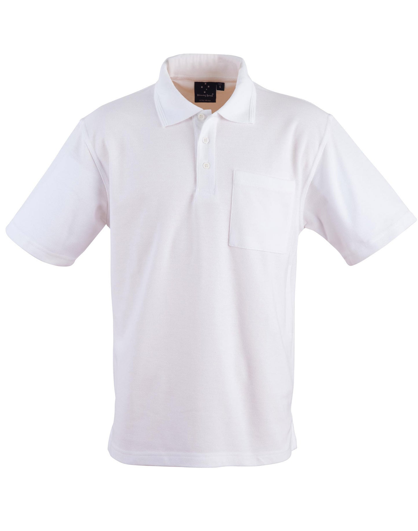 Winning Spirit Pique Knit Short Sleeve Polo (Unisex)-(PS41)