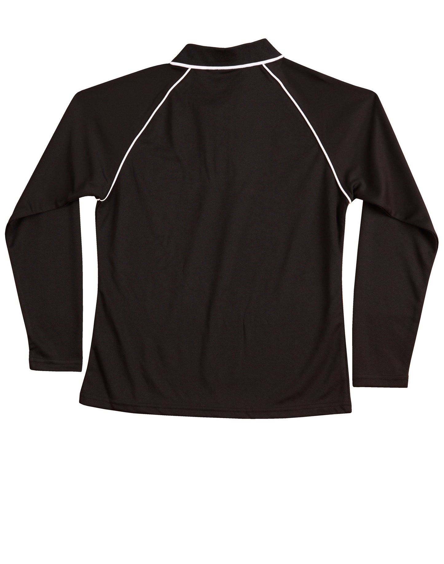 Winning Spirit Ladies' CoolDry® Raglan Long Sleeve Contrast Polo-(PS44)