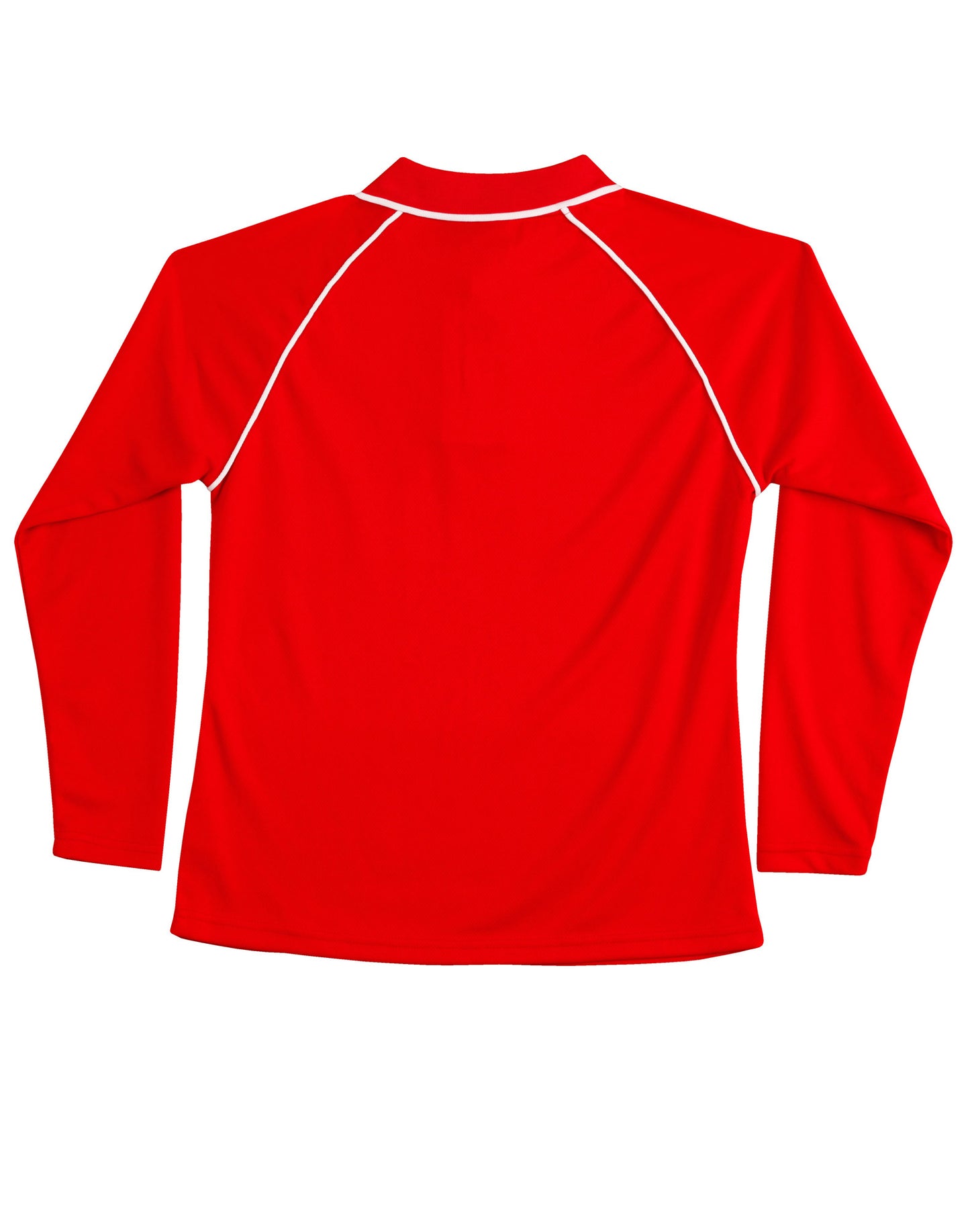 Winning Spirit Ladies' CoolDry® Raglan Long Sleeve Contrast Polo-(PS44)