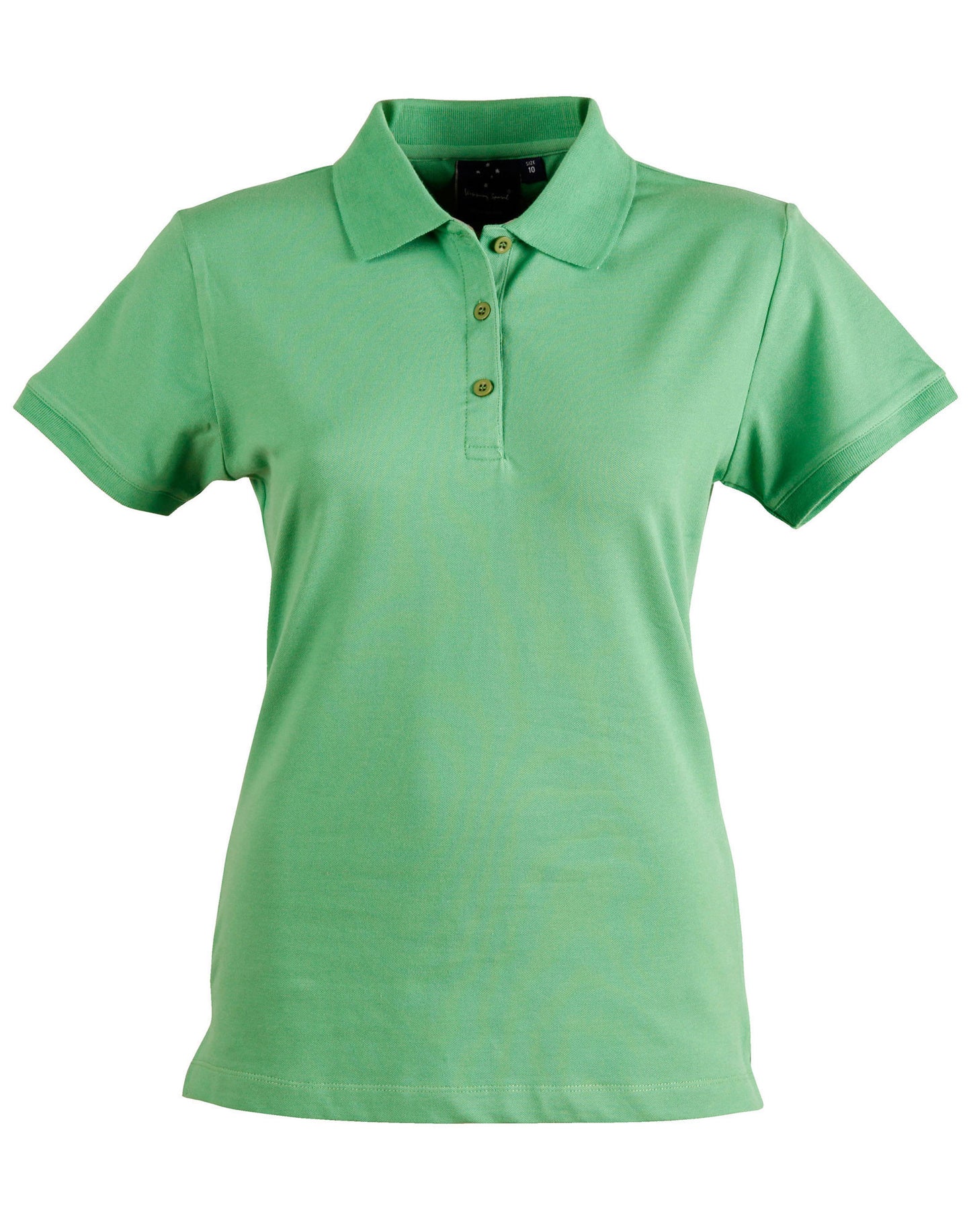 Winning Spirit Ladies' Cotton Stretch Pique Polo-(PS56)