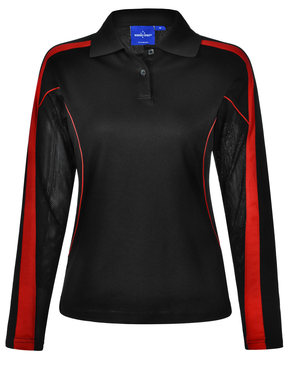 Winning Spirit Ladies' TrueDry® Long Sleeve Polo-(PS70)