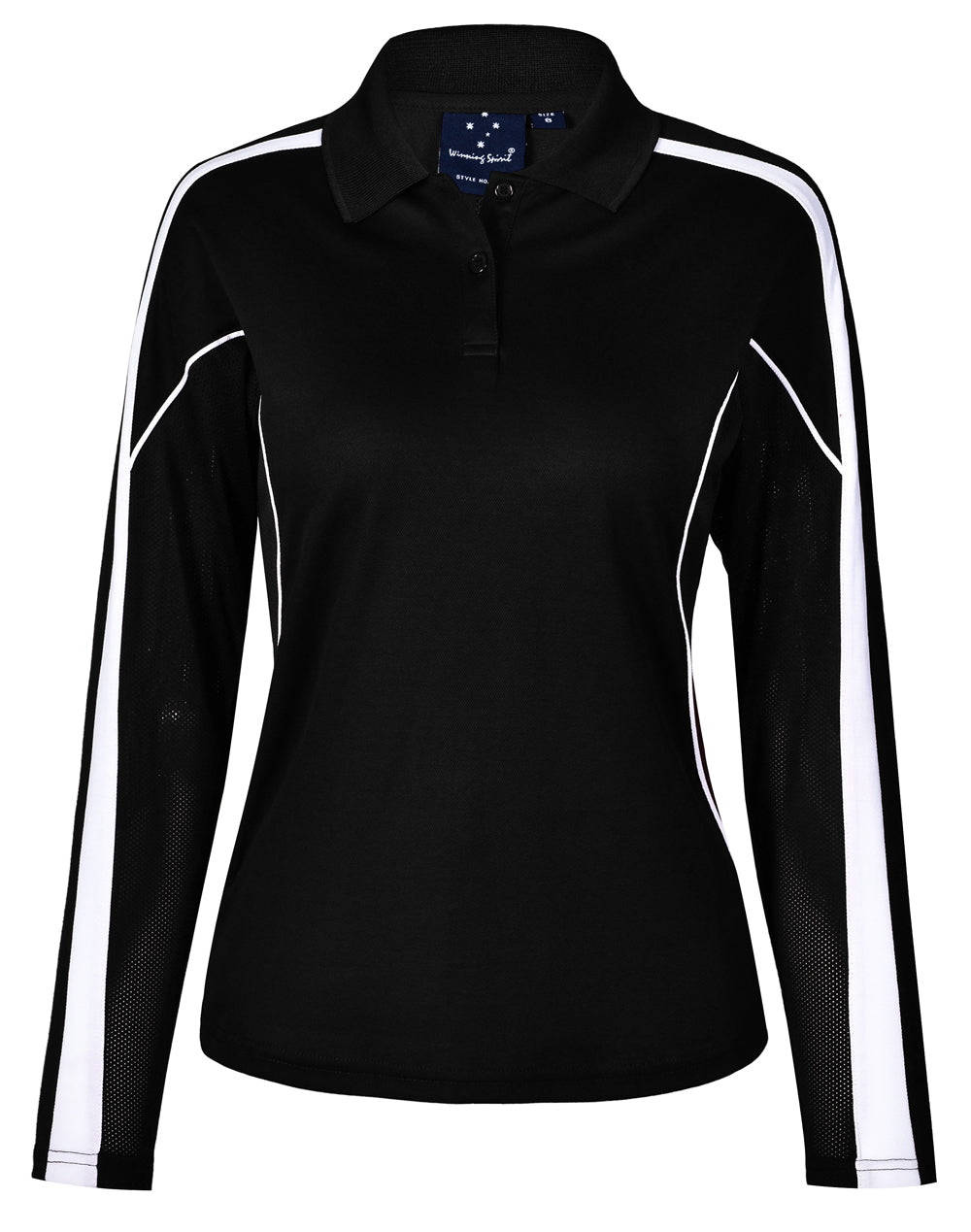 Winning Spirit Ladies' TrueDry® Long Sleeve Polo-(PS70)