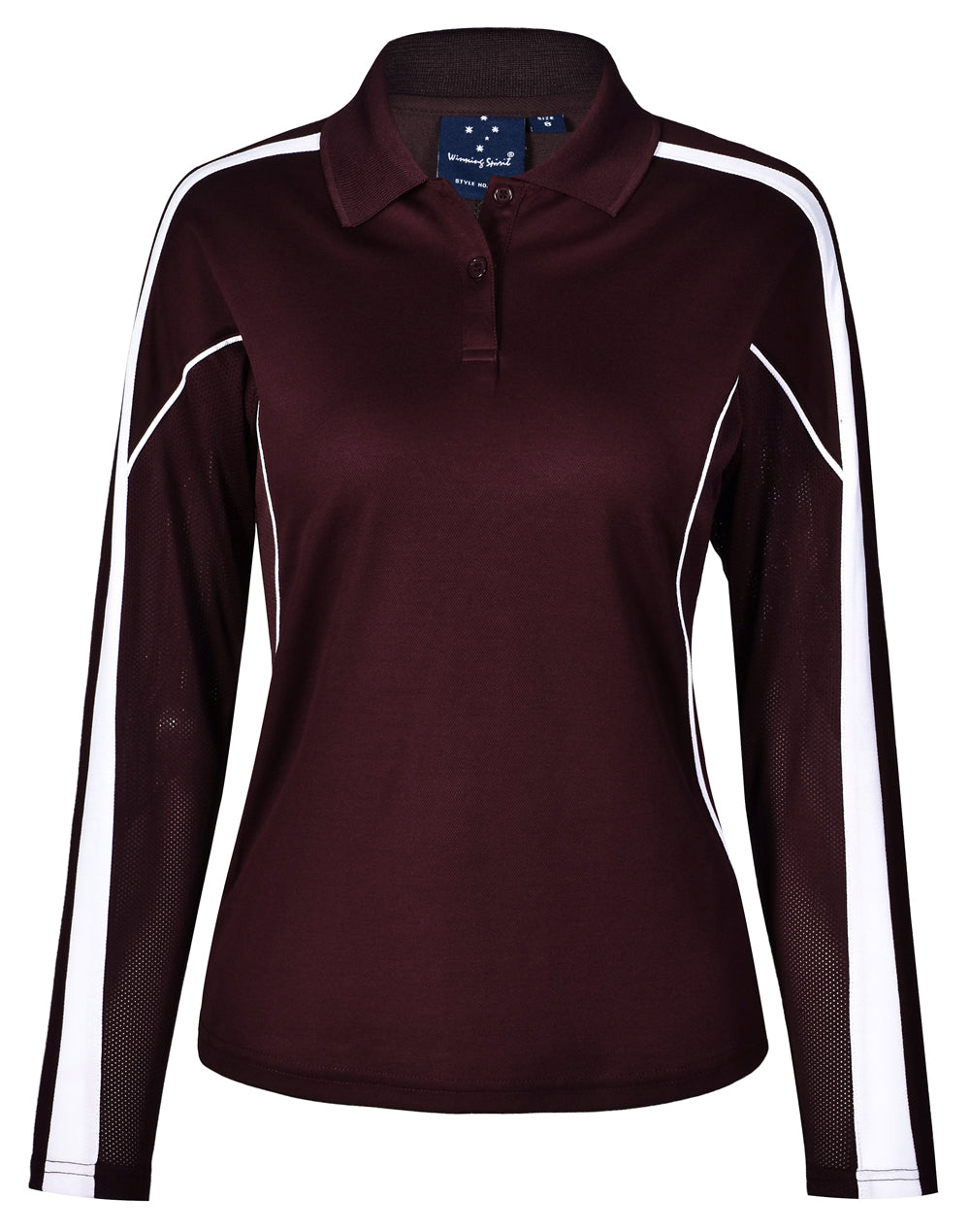 Winning Spirit Ladies' TrueDry® Long Sleeve Polo-(PS70)