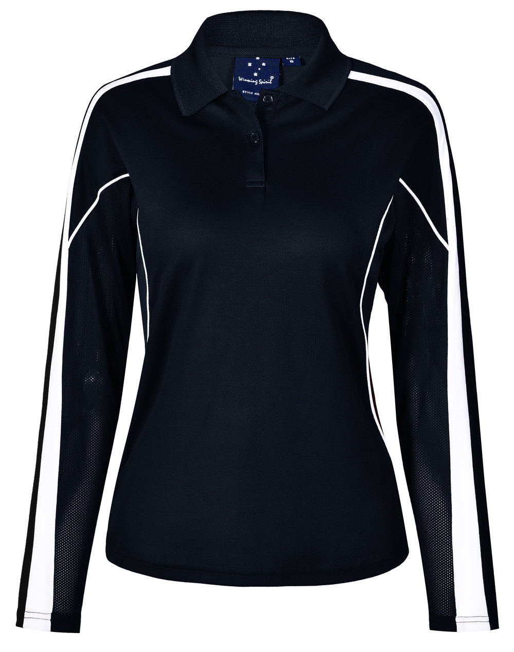 Winning Spirit Ladies' TrueDry® Long Sleeve Polo-(PS70)
