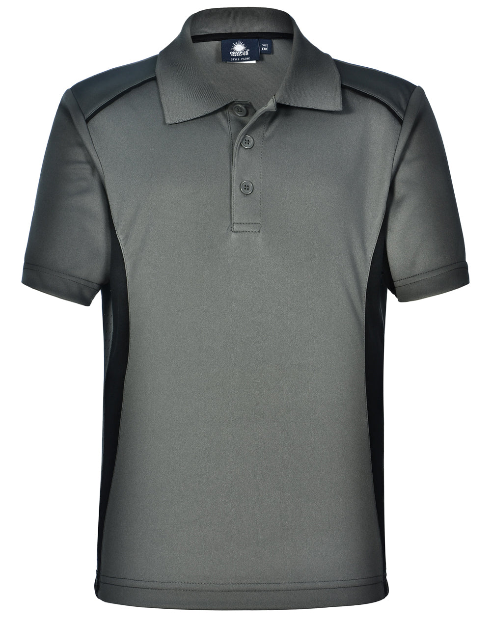 Winning Spirit Kids' Cooldry Short Sleeve Contrast Polo-(PS79K)