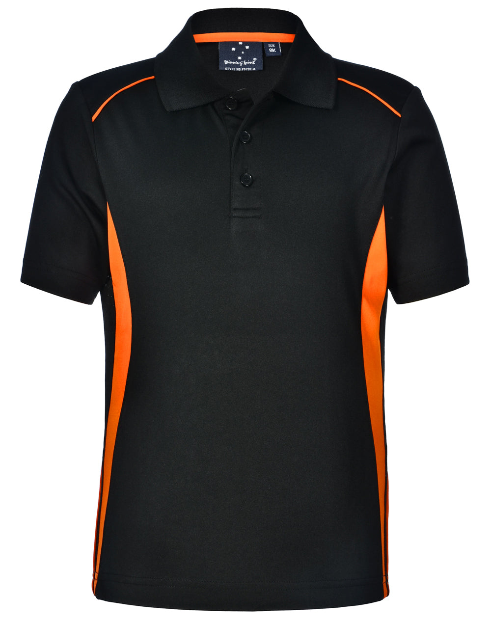 Winning Spirit Kids' Cooldry Short Sleeve Contrast Polo-(PS79K)