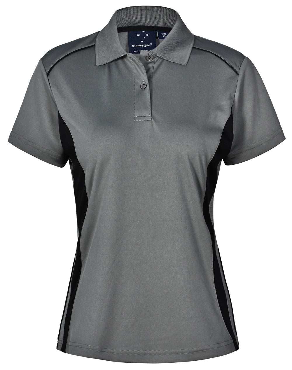 Winning Spirit Ladies' CoolDry Short Sleeve Contrast Polo-(PS80)