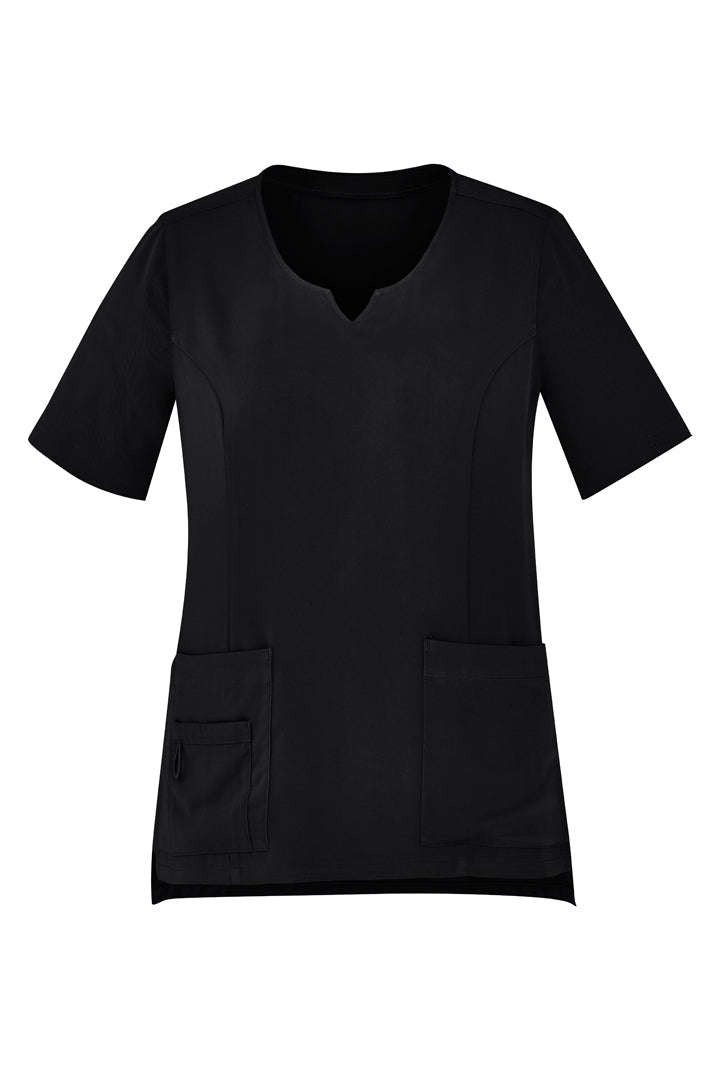 Biz Care Womens Avery Round Neck Scrub Top (CST942LS)