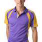 Be Seen-Be Seen Men's Polo Shirt With Contrast Sleeve 2nd( 8 Color )-Purple-Gold-White / XS-Uniform Wholesalers - 5