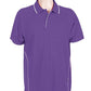 Australian Spirit-Aus Spirt Senator Mens Polo-Purple / White / S-Uniform Wholesalers - 8