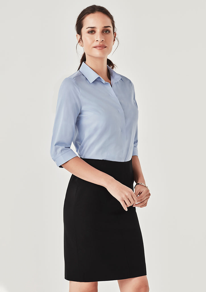 Biz Corporate Womens Charlie 3/4 Sleeve Shirt RS968LT