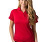 Be Seen-Be Seen Ladies Polo Shirt With Contrast Piping-Red-Black / 8-Uniform Wholesalers - 8