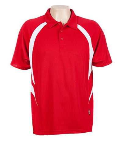 Australian Spirit-Aus Spirt Liberator Mens Polo-Red / White / S-Uniform Wholesalers - 6